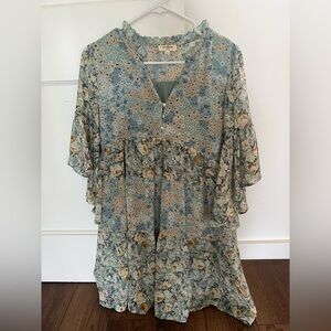 Umgee Floral Mini Dress